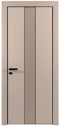 Дверь Pilastro Moderno Грязный Белый эмаль (RAL 070-90-05) без стекла