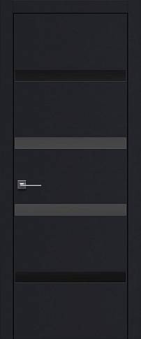 Дверь Tivoli Д-4 Черная эмаль (RAL 9004) без стекла