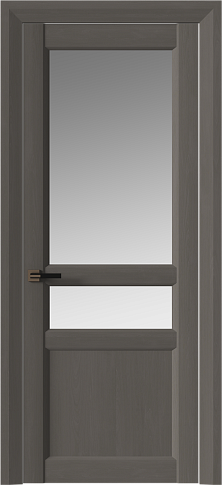 Дверь Imperia-R Neo Classic Decoro Тёмный серый ST со стеклом