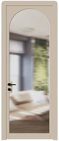 Дверь Luna Moderno Бежевый Мел эмаль (RAL 075-80-10) со стеклом