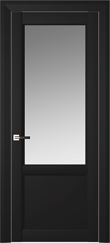 Дверь Dinastia Neo Classic Decoro Чёрный ST со стеклом