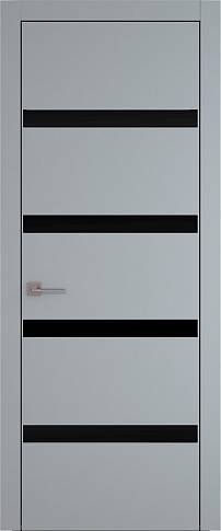Дверь Tivoli Д-4 Серебристо-серая эмаль (RAL 7045) без стекла