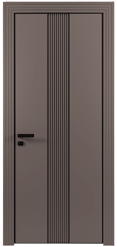 Дверь Pilastro Moderno Теплый Серый эмаль (RAL 040-60-05) без стекла