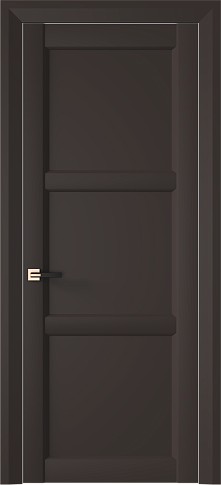 Дверь Milano Neo Classic Decoro Чёрный Базальт эмаль (RAL 040-30-05) без стекла