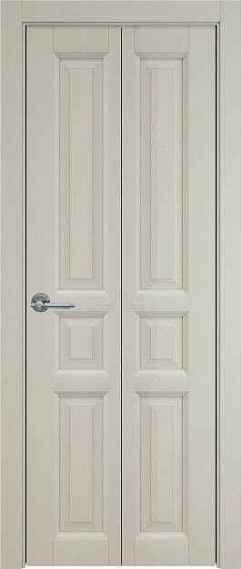 Межкомнатная дверь Porta Classic Imperia-R Книжка, цвет - Серо-оливковая эмаль (RAL 7032), Без стекла (ДГ)