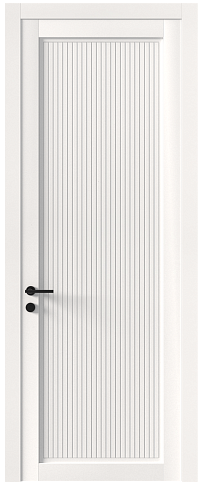 Дверь Tivoli З-2 Белоснежная мягкая шагрень без стекла