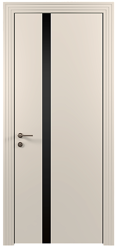Дверь Tivoli Д-1 Бежевая эмаль (RAL 9010) без стекла