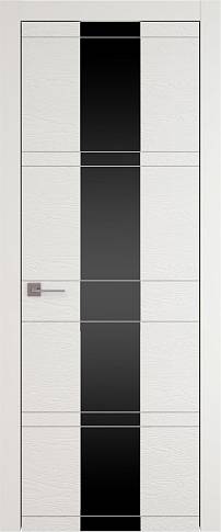 Дверь Tivoli Ж-2 Бежевая эмаль по шпону (RAL 9010) со стеклом