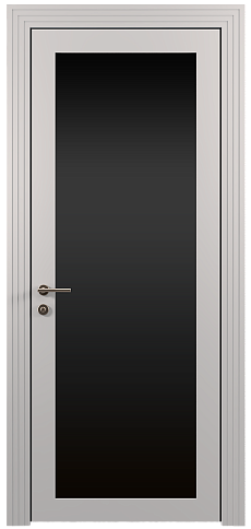 Дверь Tivoli З-1 Серая эмаль (RAL 7047) со стеклом