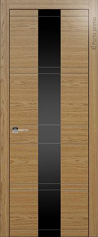 Дверь Tivoli Ж-2 Дуб карамель со стеклом