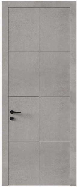 Межкомнатная дверь Tivoli Л-2, Без стекла (ДГ), цвет - Белый камень