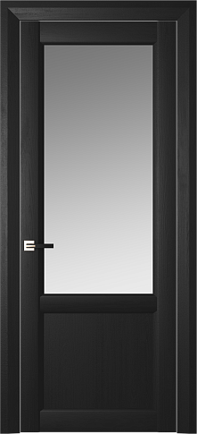 Дверь Dinastia Neo Classic Decoro Масло чёрное со стеклом