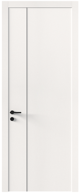 Межкомнатная дверь Tivoli В-1, Без стекла (ДГ), цвет - Белоснежная мягкая шагрень