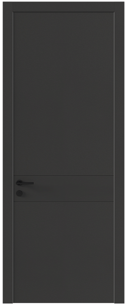 Межкомнатная дверь Tivoli И-2, Без стекла (ДГ), цвет - Диамант серый