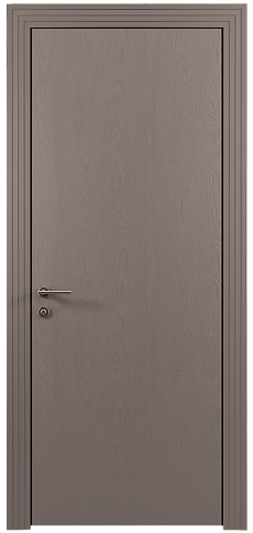 Дверь Tivoli А-4 Серая стяжка эмаль по шпону (RAL 060-60-05) без стекла
