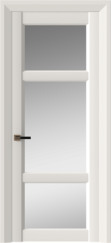 Дверь Siena Neo Classic Decoro Белая эмаль (RAL 9003) со стеклом