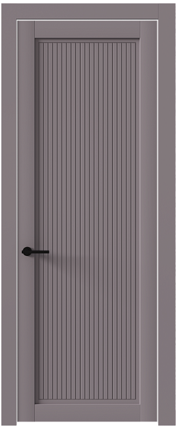 Межкомнатная дверь Tivoli З-2, Без стекла (ДГ), цвет - Серо-Розовый мордовник эмаль (RAL 020-60-05)