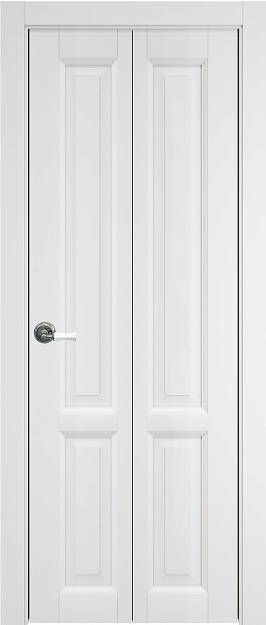 Межкомнатная дверь Porta Classic Dinastia Книжка, цвет - Белая ST, Без стекла (ДГ)