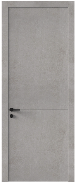 Межкомнатная дверь Tivoli Б-2, Без стекла (ДГ), цвет - Белый камень