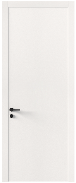 Межкомнатная дверь Tivoli А-2, Без стекла (ДГ), цвет - Белоснежная мягкая шагрень
