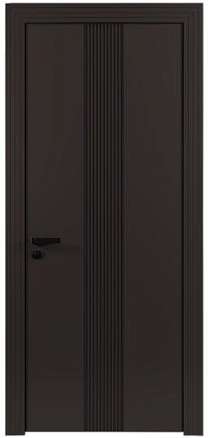 Дверь Pilastro Moderno Чёрный Базальт эмаль (RAL 040-30-05) без стекла