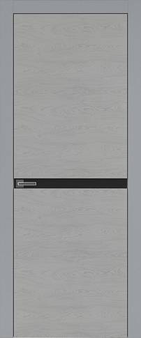 Дверь Tivoli Б-4 Серебристо-серая эмаль по шпону (RAL 7045) без стекла