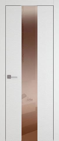 Дверь Tivoli Ж-5 Белая эмаль по шпону (RAL 9003) со стеклом