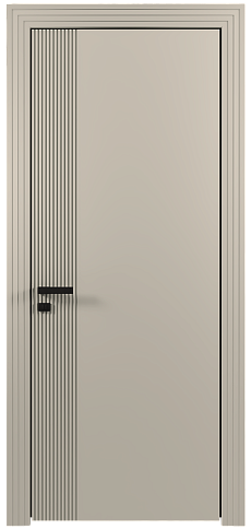 Дверь Sinistro Moderno Жемчужная эмаль (RAL 1013) без стекла