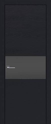 Дверь Tivoli Е-4 Черная эмаль по шпону (RAL 9004) без стекла