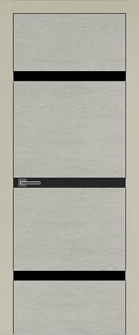 Дверь Tivoli Г-4 Серо-оливковая эмаль по шпону (RAL 7032) без стекла