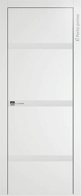 Межкомнатная дверь Tivoli Г-4, цвет - Белая эмаль (RAL 9003), Без стекла (ДГ)